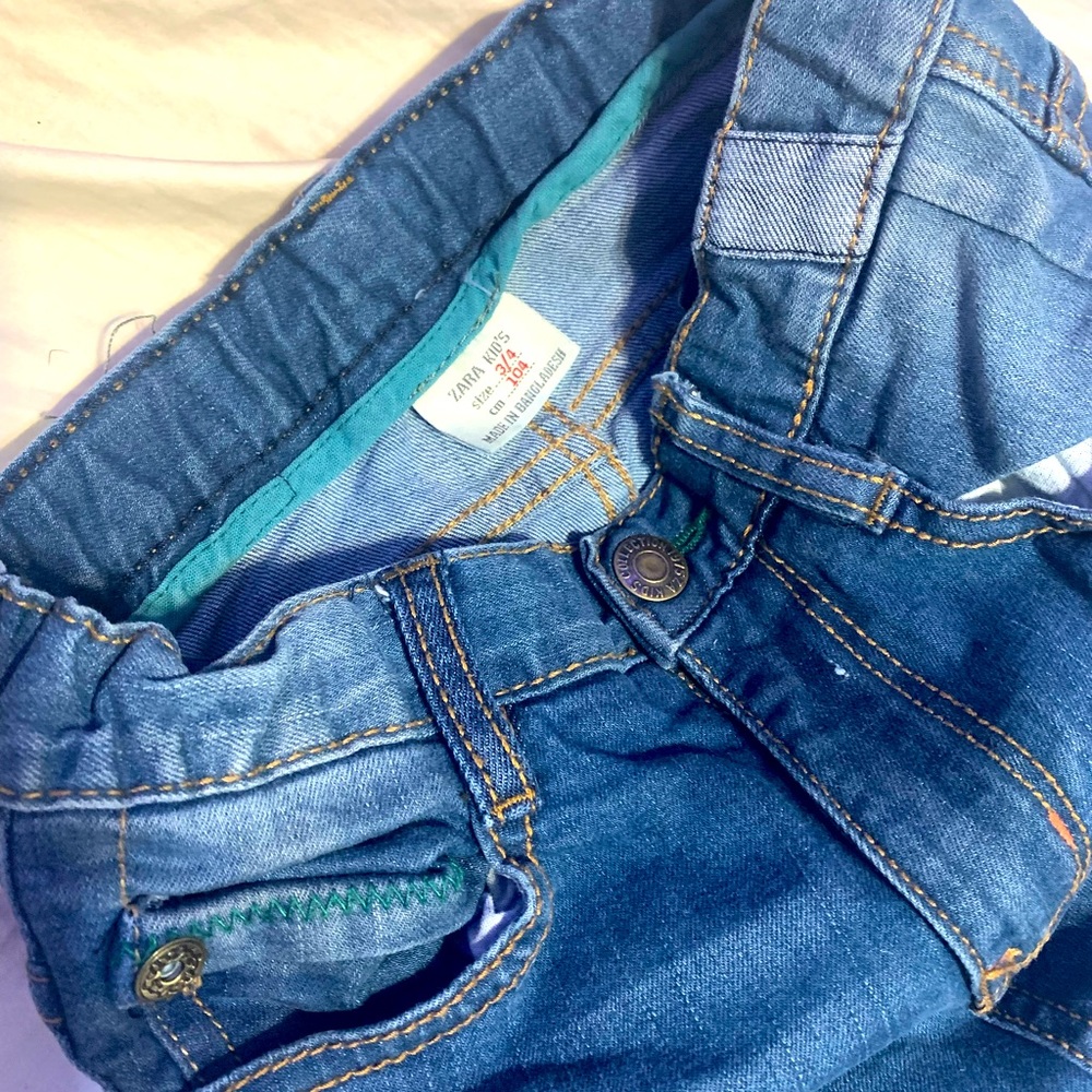 ZARA KIDS s3/4 Jeans Perfect condition